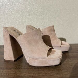 Free People Pink Heeled Shoes